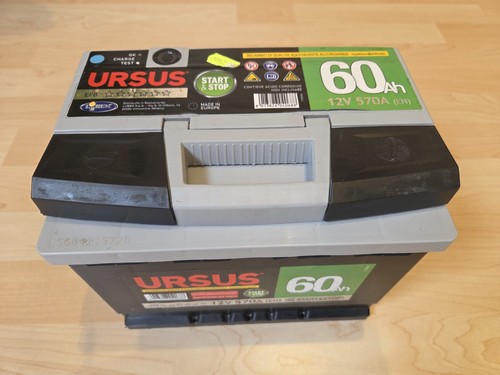 Ursus car battery 60ah - ursus, 570a