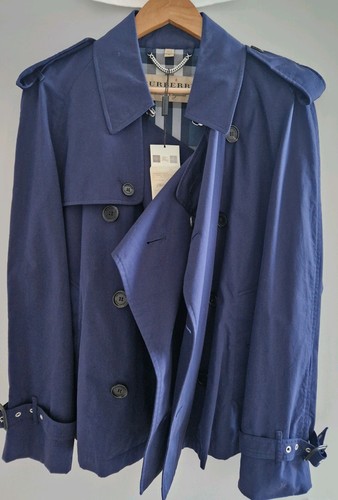Burberry dropped trench jacket - dropped,