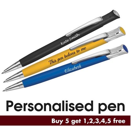 Personalised metal pen