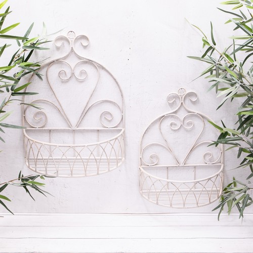 Cream metal vintage wall - vintage,