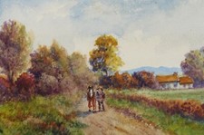 Original Watercolour, 'Figure