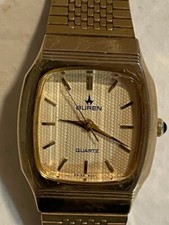 vintage Buren watch gold  tone Ladies Quartz Working