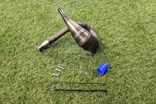 VRC Bigbore Rear Unsilenced Exhaust Pipe For HPI Baja 5B,KM Buggy,Rovan Buggy,