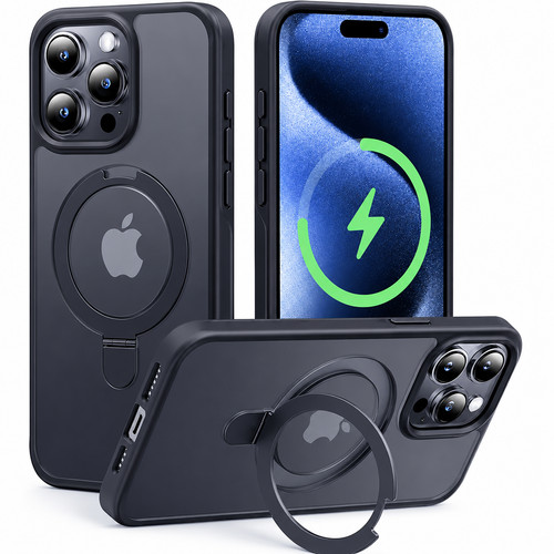 Magnetic case with ring stand - magnetic,