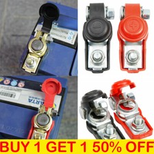1 Pair Battery Terminals Connectors Clamps Leisure for Car Van Caravan Motorhome