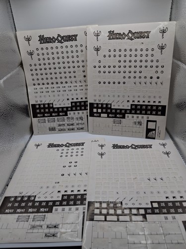 Heroquest sticker sheets for - heroquest,