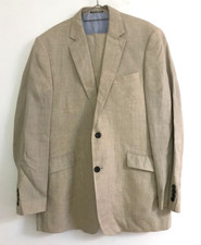 JOHN LEWIS 100%LINEN SUIT SIZE 42R TROUSERS 34R NWT