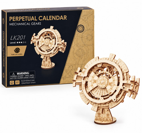 Rokr perpetual calendar wooden - perpetual,