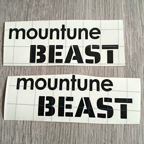 Mountune beast badge custom - mountune,