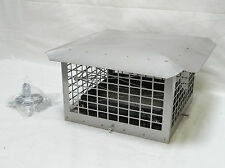 Stainless Steel lock top tight Damper cap top Chimney Combo w/hardware Dampercap