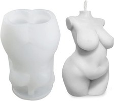 Woman Silicone Candle Mould Female Human Body Mold DIY Crafts for Making Specia