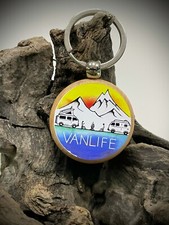 Wooden Keyring  Van Life