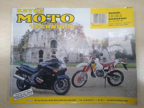 Revue moto technique no84 - revue,