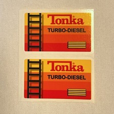 Custom Replacement Cab Decals Stickers for Mighty Loader Grader Tonka Truck