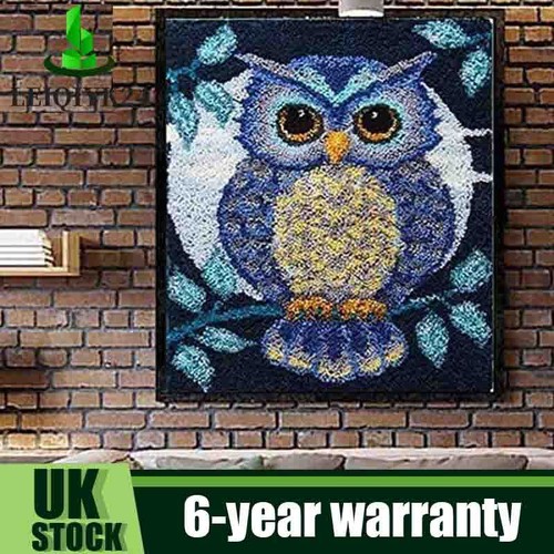 Owl latch hook rug - owl,