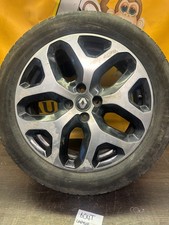 Renault Captur 17” Alloy Wheel 2013 - 2020 205/55/17 Black and Chrome 604T