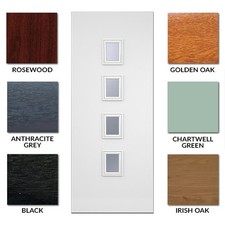 The Maypop PVC Door Panel Insert - uPVC Panel (7 Colours to choose from)