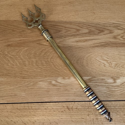 Vintage brass toasting fork - vintage,