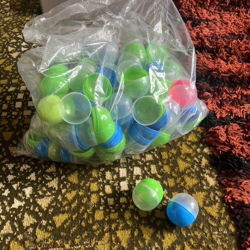 100 50mm empty toy capsules - 50mm,