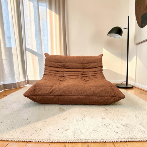 Sofa settee brown - settee, vintage