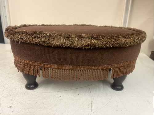 Small footstool footrest brown - small,