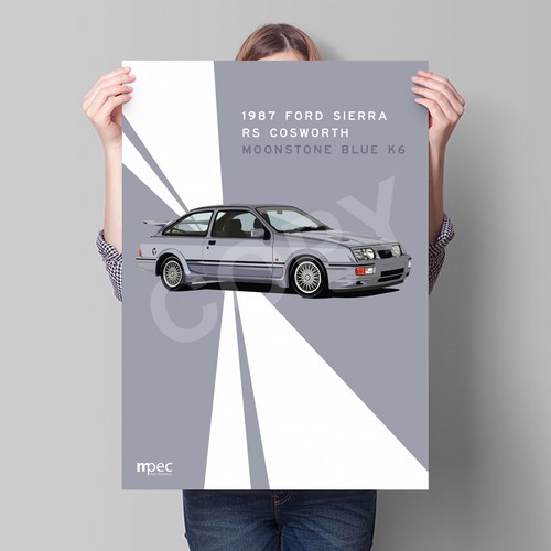 Illustration ford sierra - illustration,