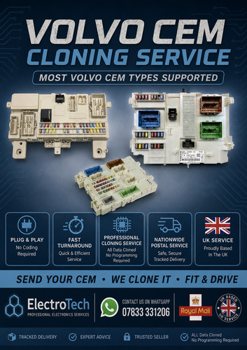 Volvo cem cloning - volvo, service