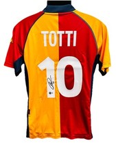 Francesco Totti Signed AS Roma Home Soccer Jersey #10 Beckett
