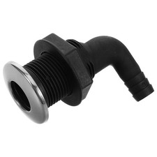  Marine Boat Scupper Deck Drain Connector For Speedboat And Kayak Tapered Thru
