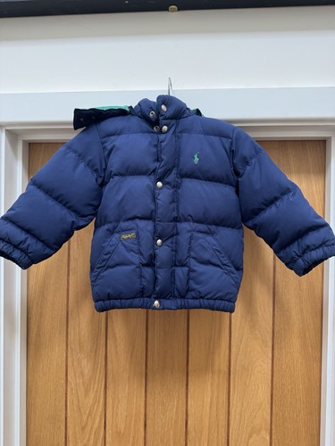 Ralph lauren navy coat aged - coat,