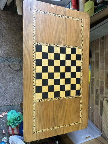 Vintage wooden chess games - wooden,