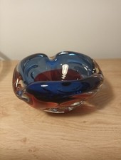 Murano Sommerso  Glass Ashtray