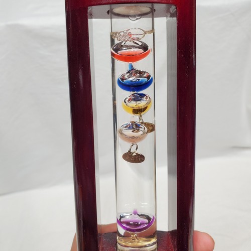 Galileo glass thermometer - galileo, in