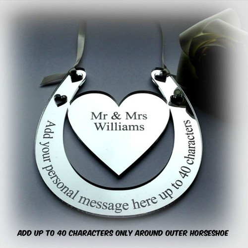 Personalised wedding mrs - mr, &