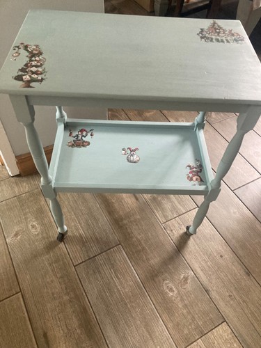 Wooden vintage tea trolley - vintage,