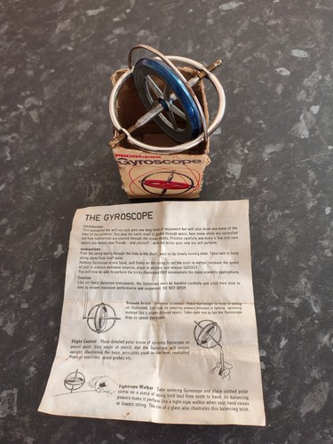 Vintage progress gyroscope - progress,