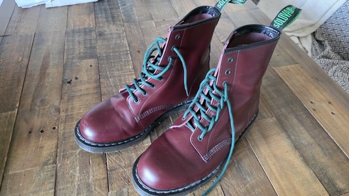 Solovair oxblood shine - oxblood, hi-shine