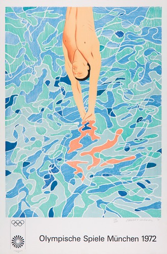 David hockney pencil signed - hockney,
