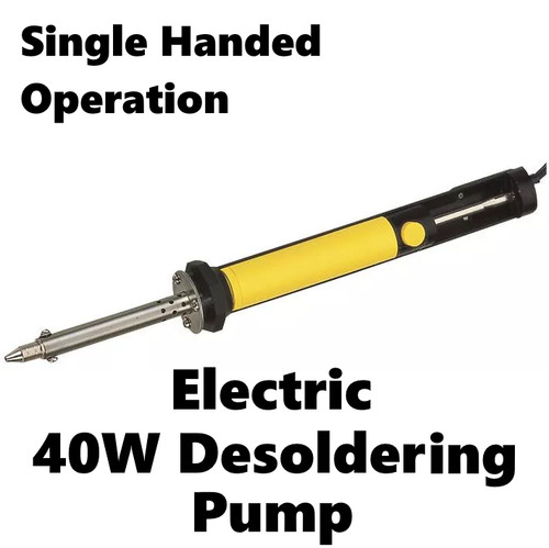 40w heated desoldering pump - heated,