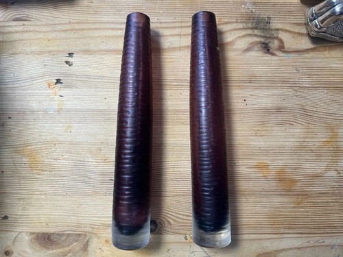 Pair vintage cranberry - of,