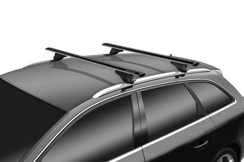 Menabo black roof - black, bars