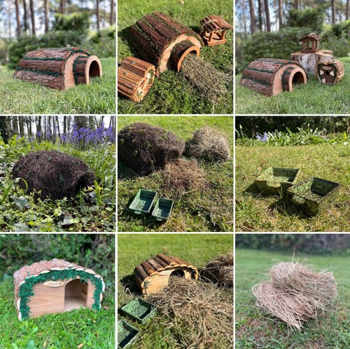 Hedgehog house habitat - hedgehog,