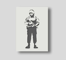 Banksy Smiley Cooper Stencil -