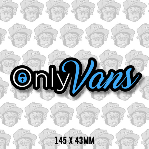 Onlyvans funny vinyl - funny, sticker