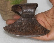 Vintage Axe Old Fine Hand Crafted Iron Axe Head Camping Lightweight Axe Tool-68