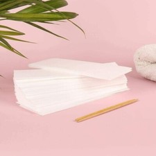 100 x Paper Strips Wax Waxing