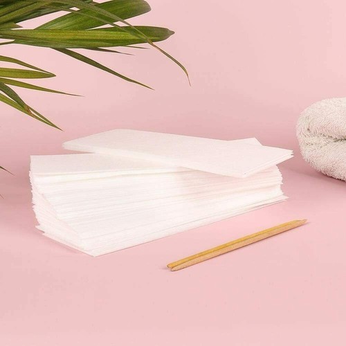 100 paper strips - x, wax