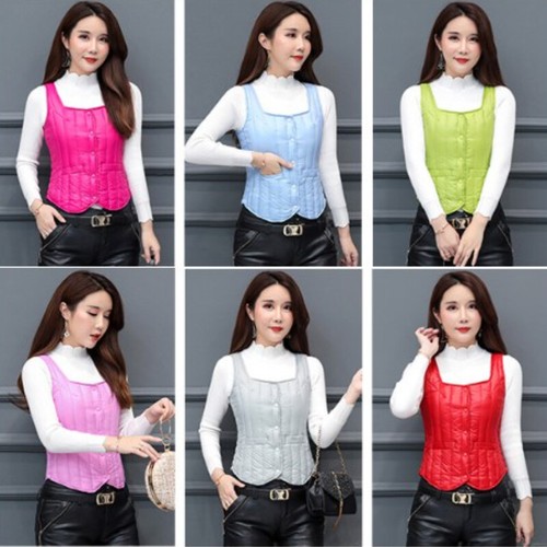 Women duck down waistcoat - down,