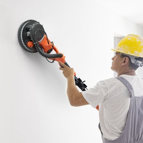 Orange black 750w sander - orange,