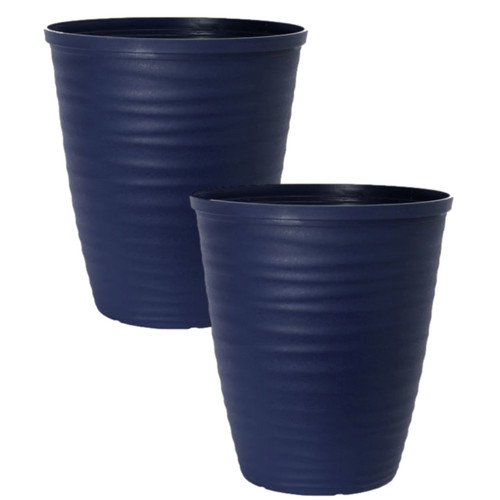 2pc dark blue plastic - plastic, dune